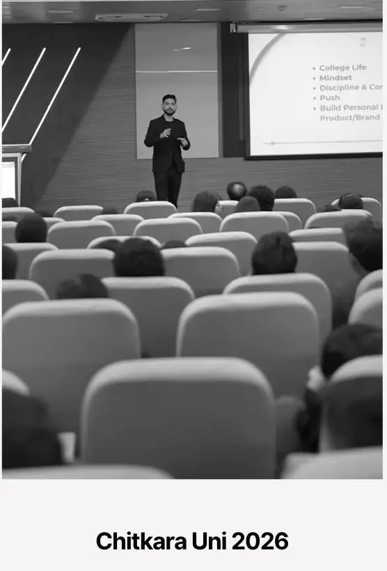 Lecture at Chitkara University