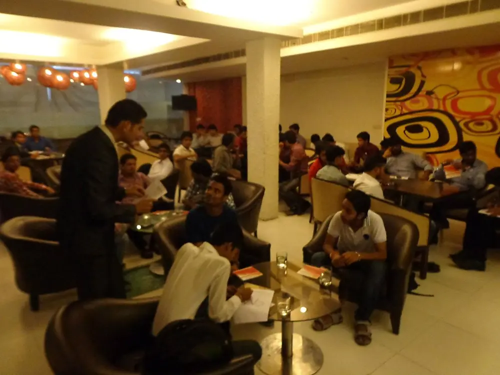 Blogger training session in New Delhi, 2013