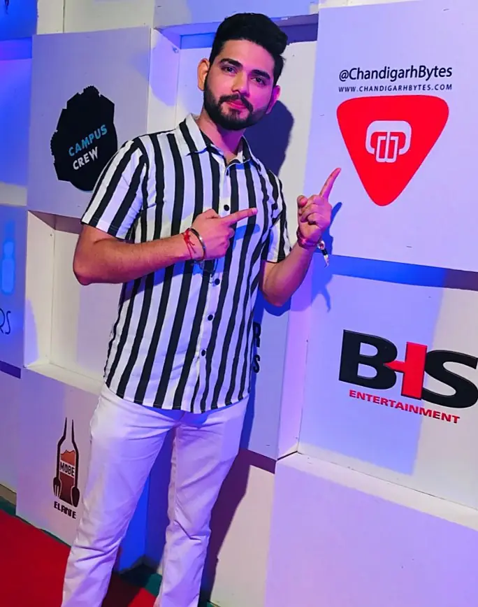 Chandan at a Chandigarh Bytes event